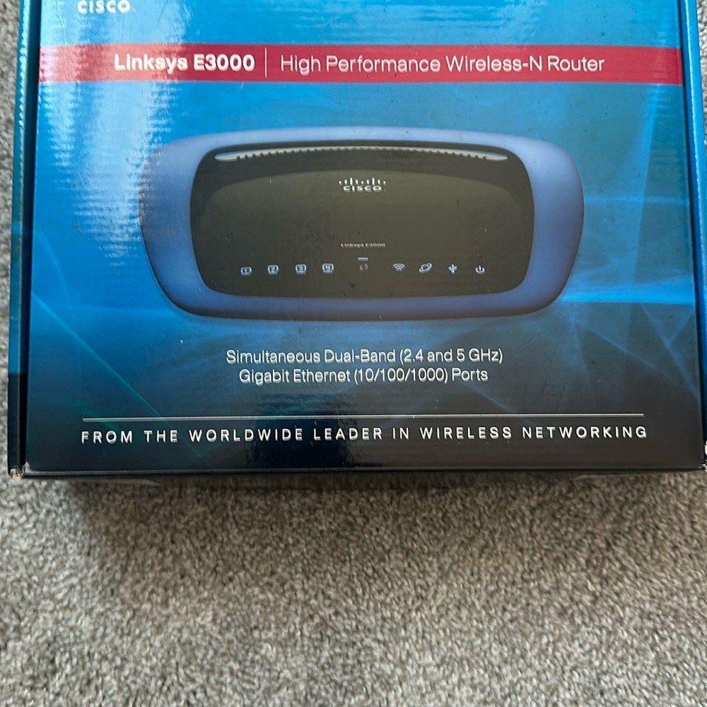 Linksys e3000 high performance wireless-n router